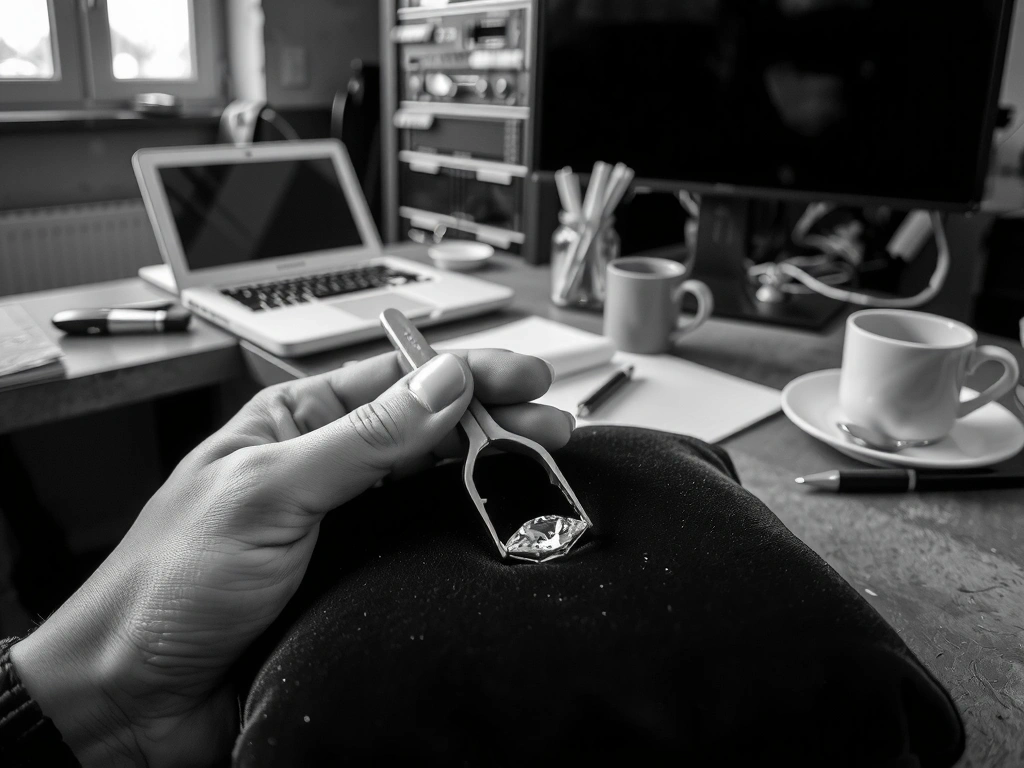 Artisan joaillerie au travail